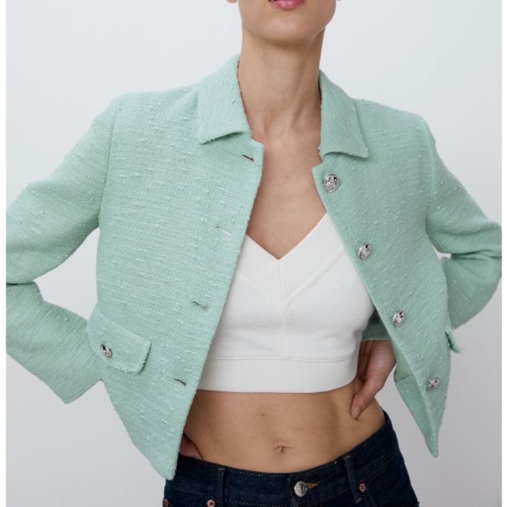 Textured weave jacket - Picture 6 of 12